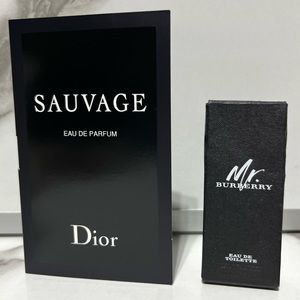 Dior Sauvage and Mr Burberry